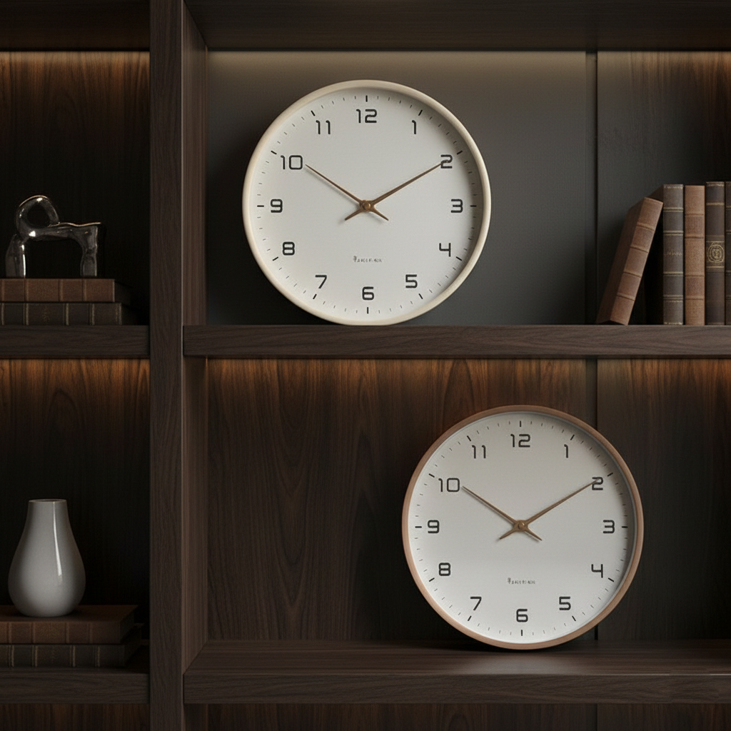 LumeTime | Modern Wall Clock with Quartz Movement & Minimalist Design for Elegant Interiors