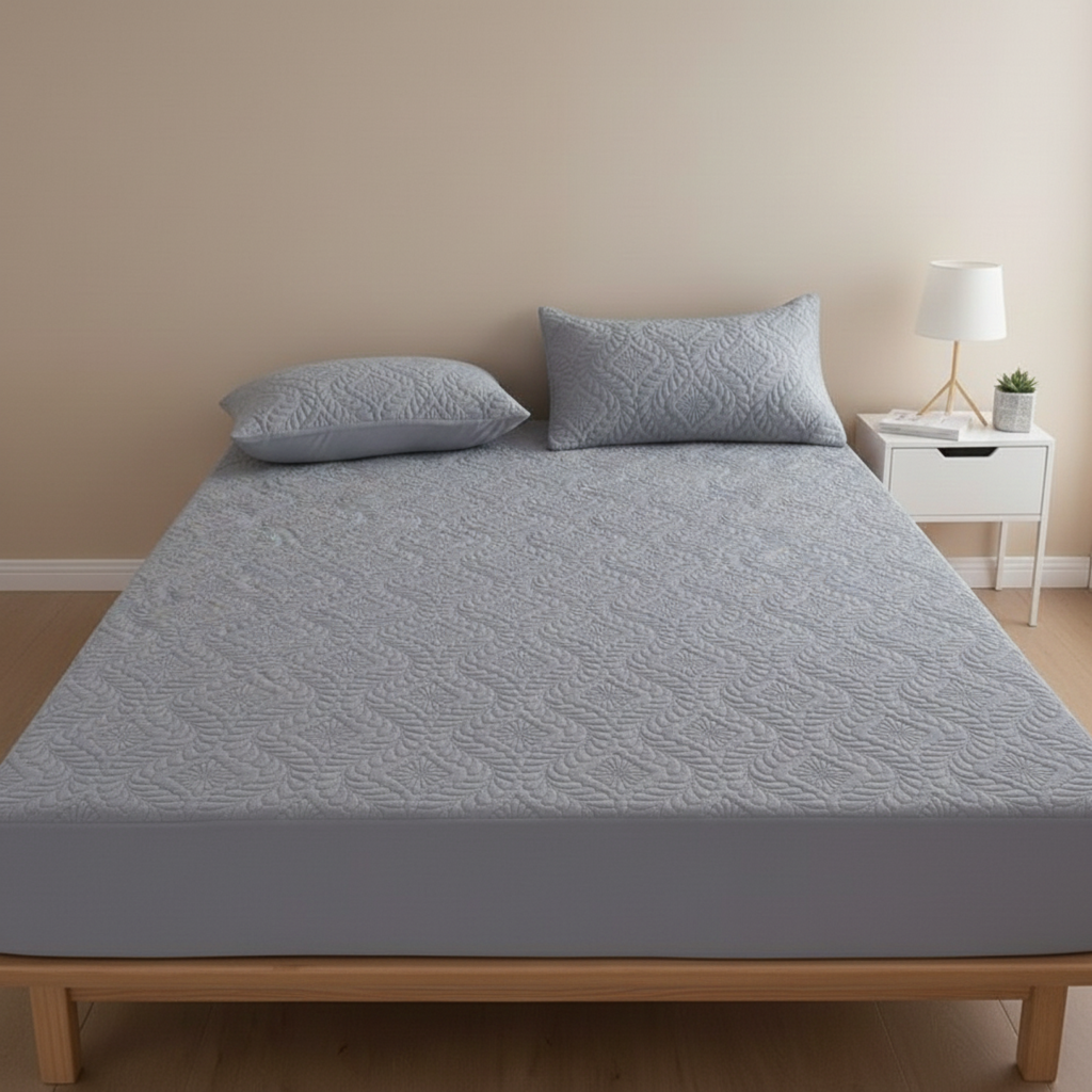 Premium Triple-Layer Waterproof Mattress Protector for Ultimate Comfort | Soft Quilted Touch for All Mattress Sizes