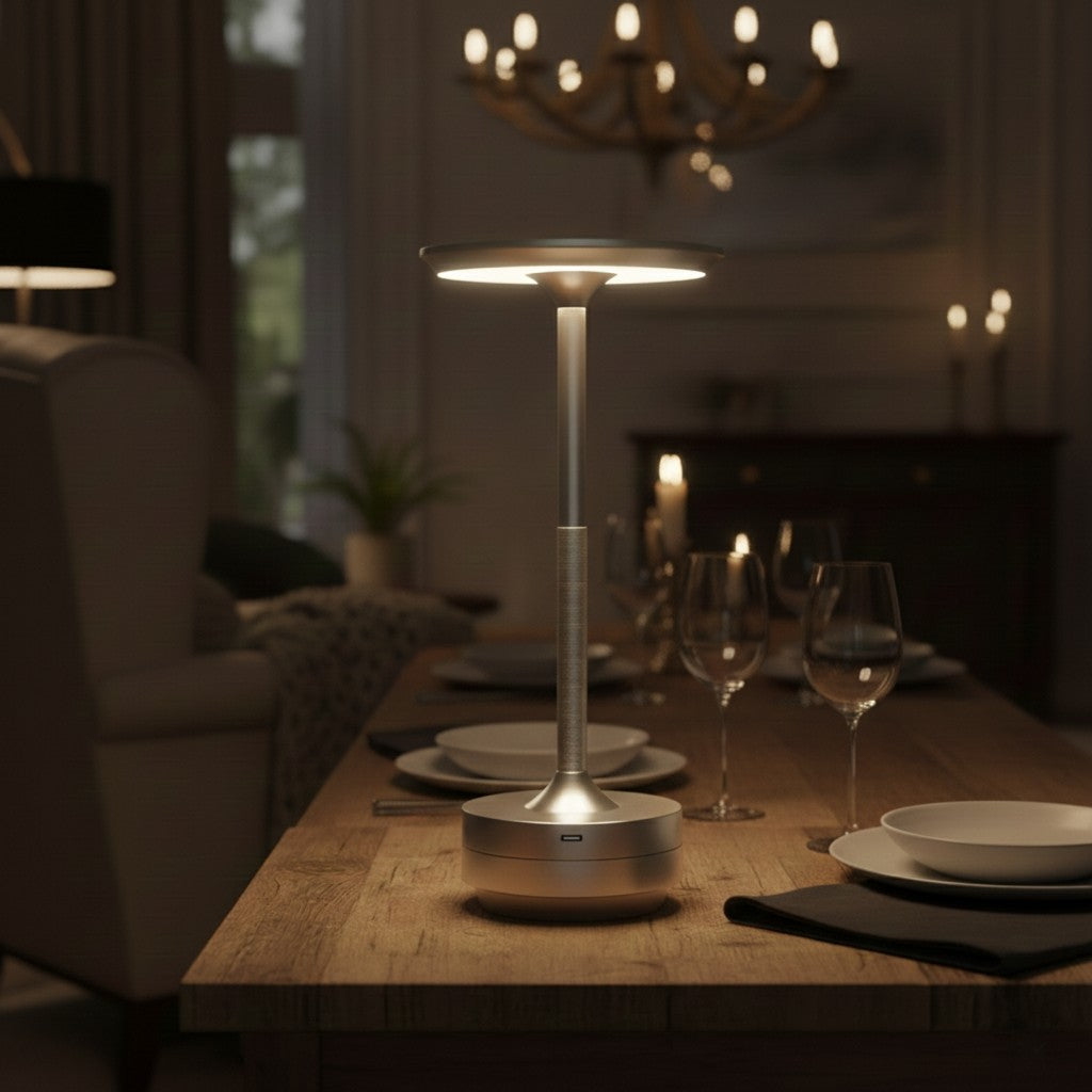 Modern LED Table Lamp | Adjustable Touch Control & Dimmable Light | Elegant Design for Home and Office