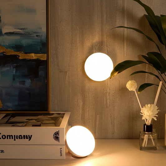 Home Essentials | Motion Sensor Night Light with Adjustable Brightness | Wireless LED for Safety and Convenience