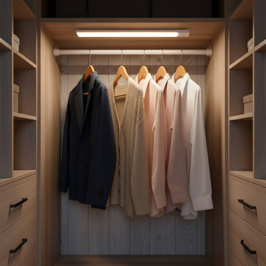 Motion Sensor LED Light | Rechargeable Wireless Design with Bright Illumination | Easy Stick-On Installation for Safety in Dark Areas