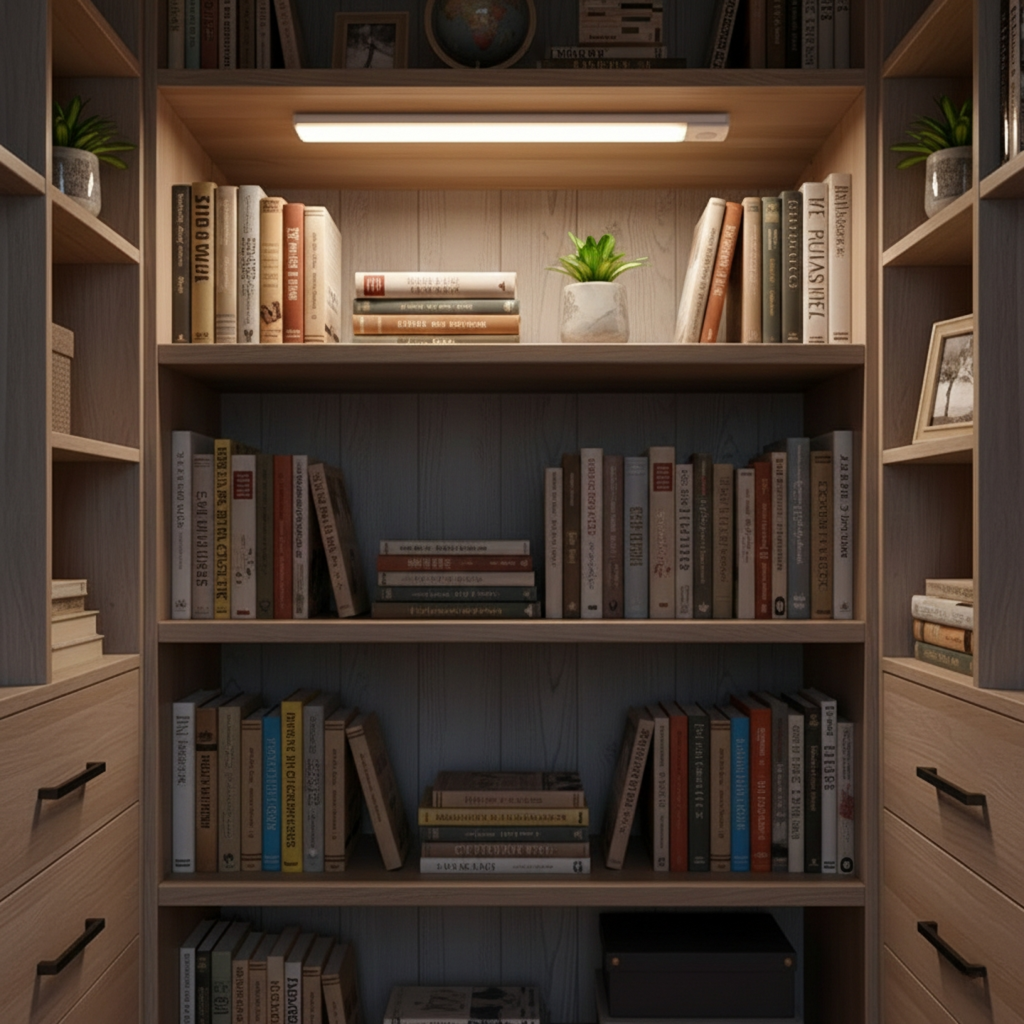 Motion Sensor LED Light | Rechargeable Wireless Design with Bright Illumination | Easy Stick-On Installation for Safety in Dark Areas