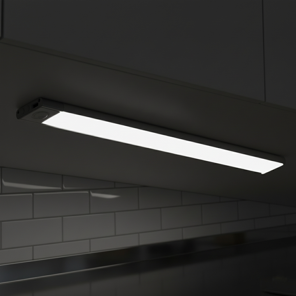 Motion Sensor LED Light | Rechargeable Wireless Design with Bright Illumination | Easy Stick-On Installation for Safety in Dark Areas