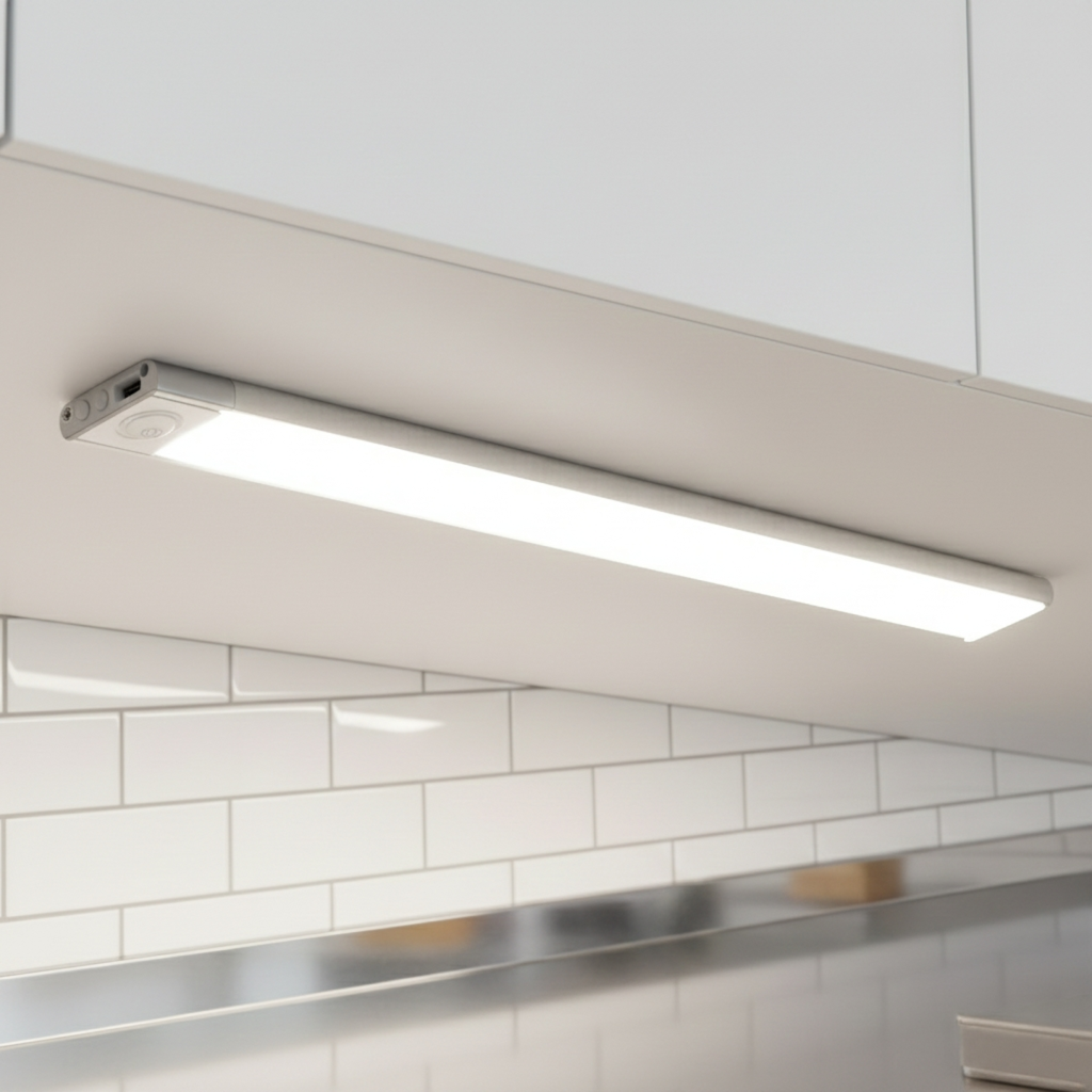 Motion Sensor LED Light | Rechargeable Wireless Design with Bright Illumination | Easy Stick-On Installation for Safety in Dark Areas