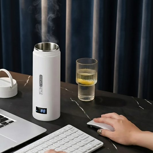 Travel Companion | Electric Travel Kettle with Intelligent Temperature Control & Double-Walled Design for Safe Brewing