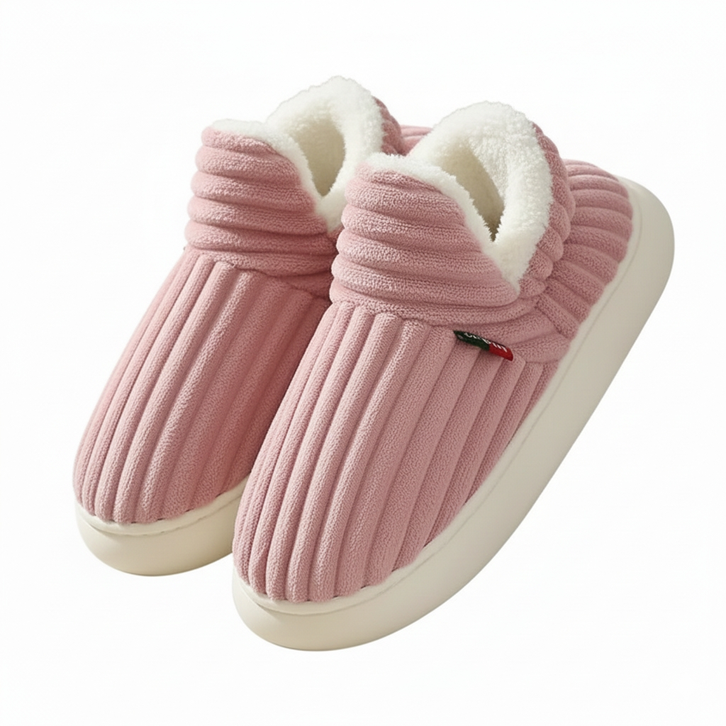 Cozy Comfort | Plush Slippers with Durable Sole | Soft, Stylish Footwear for Home and Outdoor