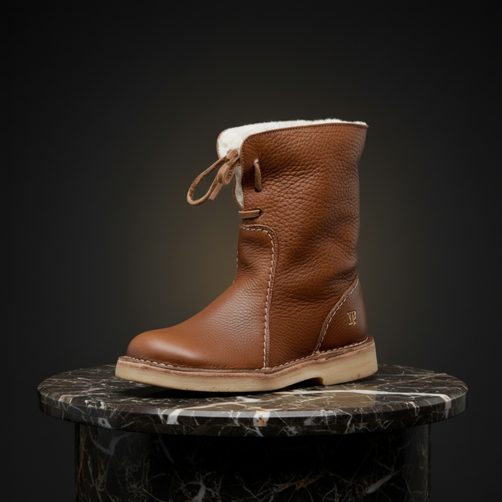 FrostStep | Women's Snow Boots with Waterproof Leather & Wool Lining for Ultimate Warmth