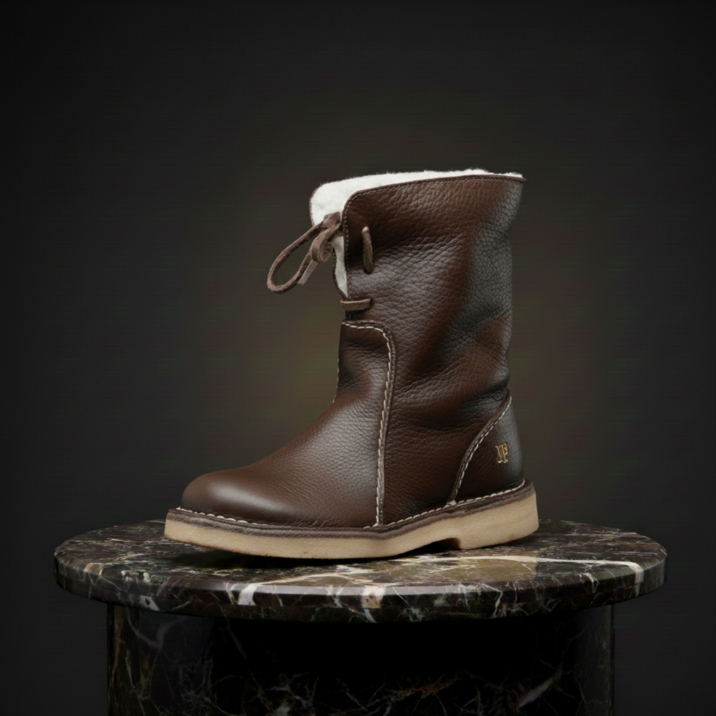 FrostStep | Women's Snow Boots with Waterproof Leather & Wool Lining for Ultimate Warmth