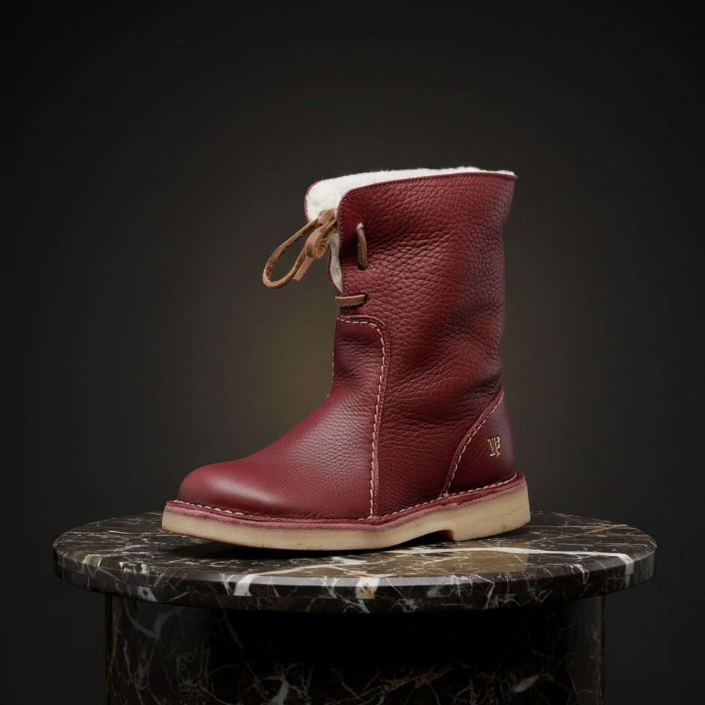 FrostStep | Women's Snow Boots with Waterproof Leather & Wool Lining for Ultimate Warmth