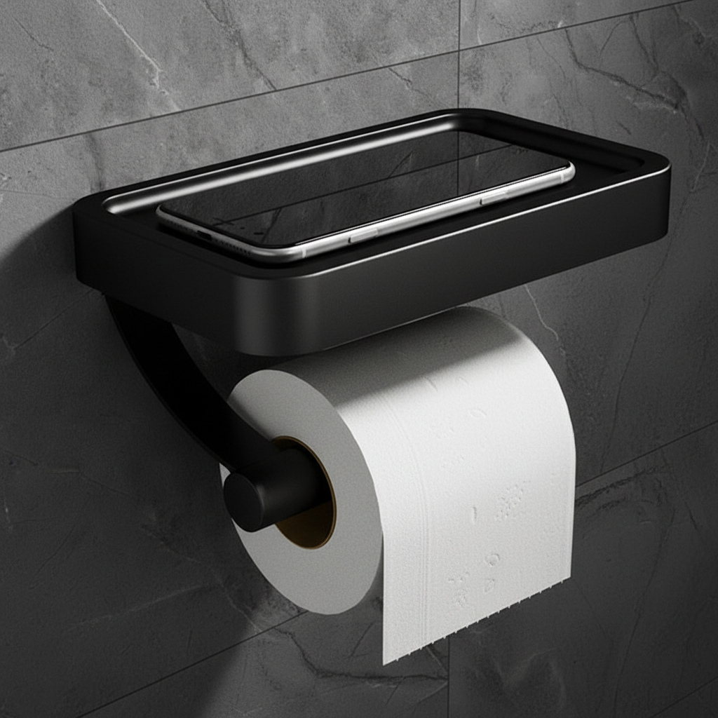 Black holder front detail