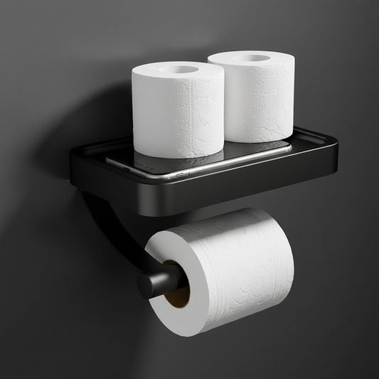 Features on charcoal background