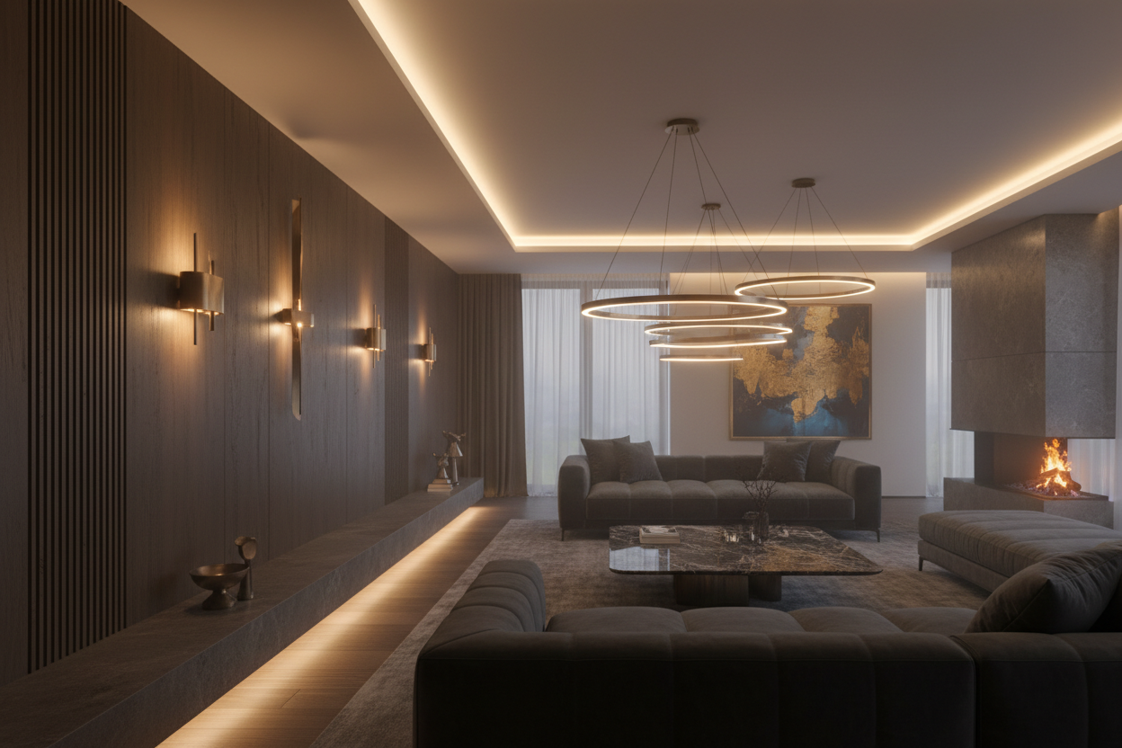 Luxurious home lighting fixtures