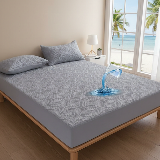 Premium Triple-Layer Waterproof Mattress Protector for Ultimate Comfort | Soft Quilted Touch for All Mattress Sizes